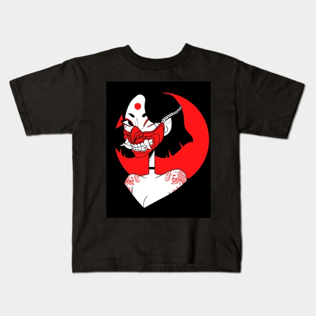 Smile Kids T-Shirt by JinxxedArt